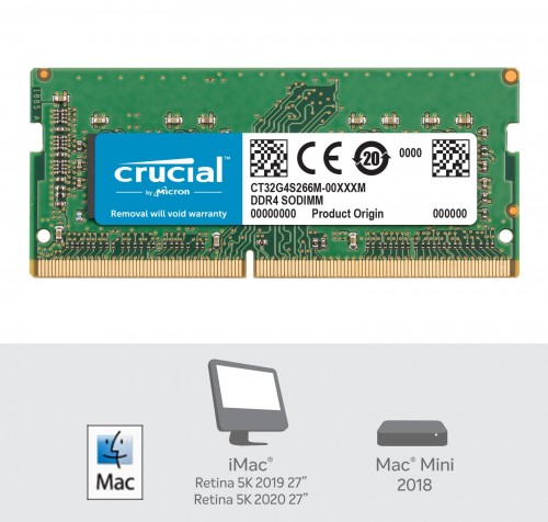 Crucial DDR4 SO-DIMM Mac 1x32Gb