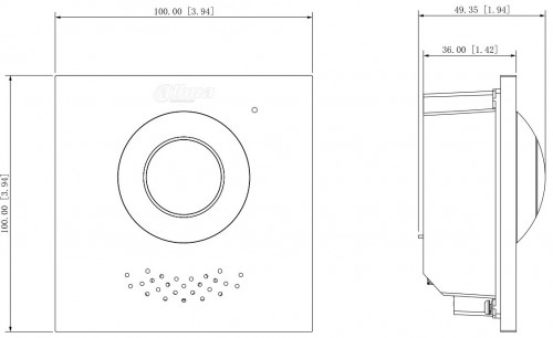 Dahua DHI-VTO4202F-P