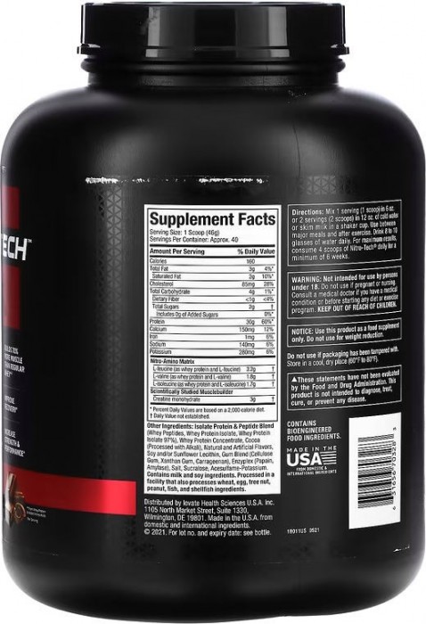 MuscleTech Nitro Tech Whey Protein