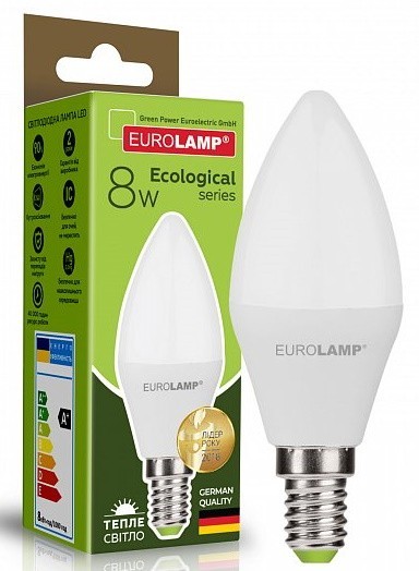 Eurolamp LED EKO 8W 3000K E14