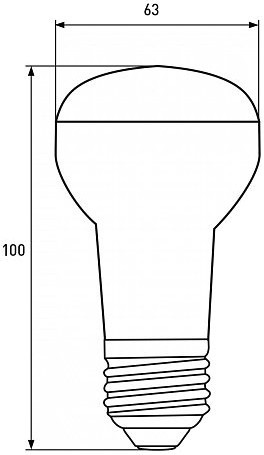 Eurolamp LED EKO R63 9W 4000K E27