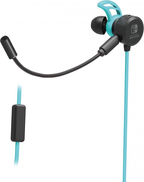 Hori Gaming Earbuds Pro with Mixer for Nintendo Switch