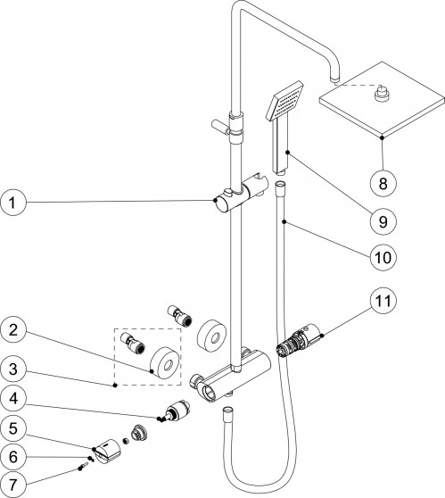 Tres Thermostatic 20438704