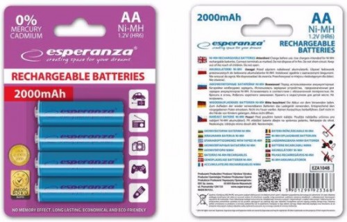 Esperanza 4xAA 2000 mAh