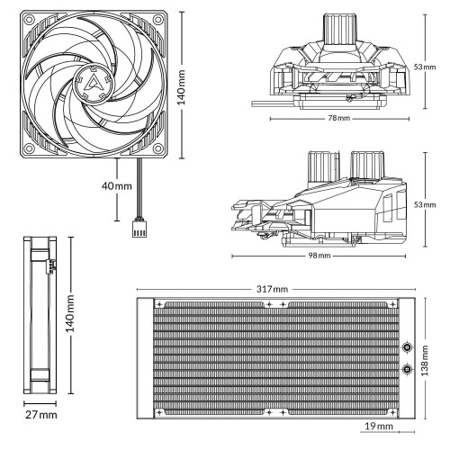 ARCTIC Liquid Freezer II 280B