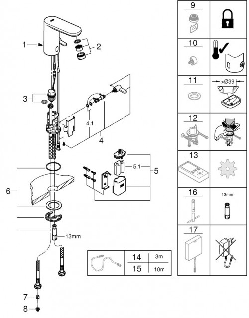 Grohe Get E 36366001