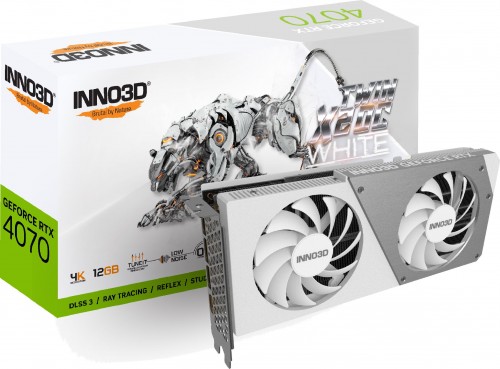 INNO3D GeForce RTX 4070 TWIN X2 OC WHITE