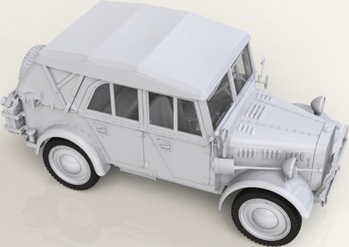 ICM Le.gl.Einheits-Pkw Kfz.1 Soft Top (1:35)