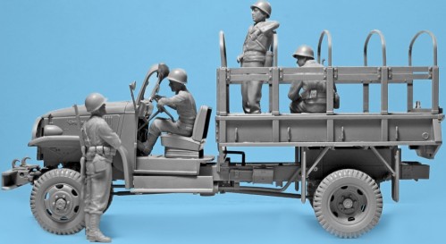 ICM WWII US Military Patrol (1:35)