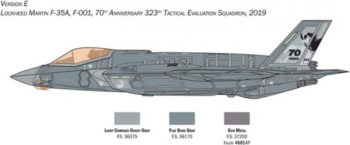 ITALERI F-35A Lightning Ii Ctol (1:72)