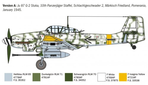 ITALERI Ju 87 G-2 Kanonenvogel (1:72)