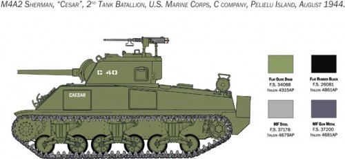 ITALERI M4A2 Sherman US Marines Corps (1:35)