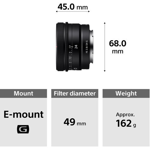 Sony 24mm f/2.8 G FE