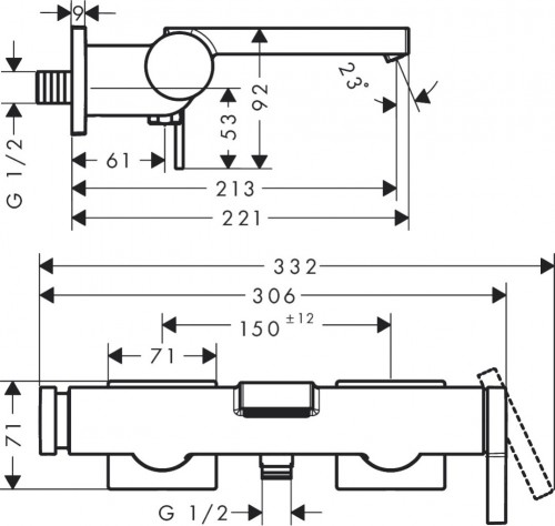 Hansgrohe Tecturis E 73420000