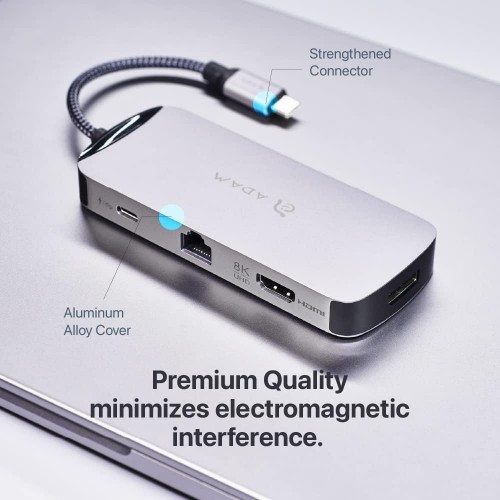 ADAM Elements CASA HUB X DP USB-C 8K 10-in-1 Hub