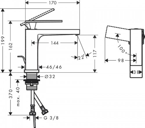 Hansgrohe Tecturis E 73014000