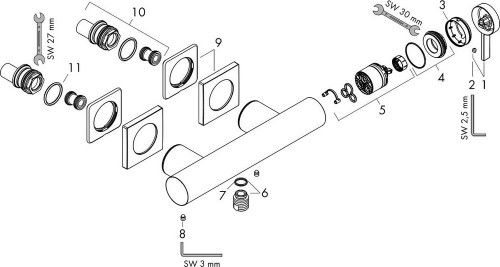 Hansgrohe Tecturis E 73620000