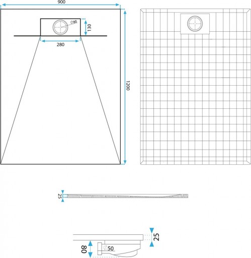 REA Bazalt 90x120 REA-K3302