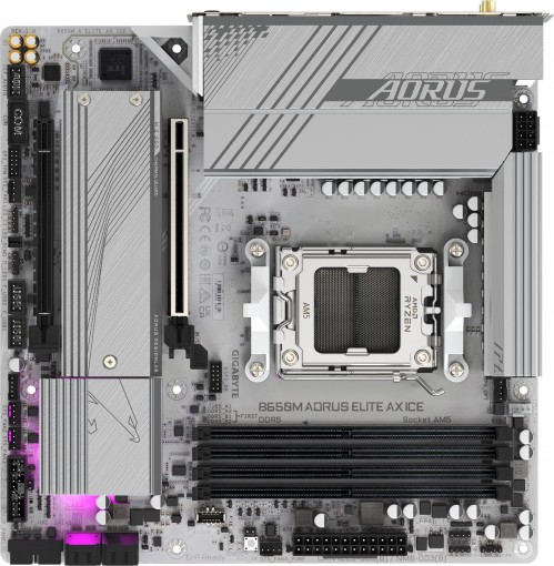 Gigabyte B650M AORUS ELITE AX ICE