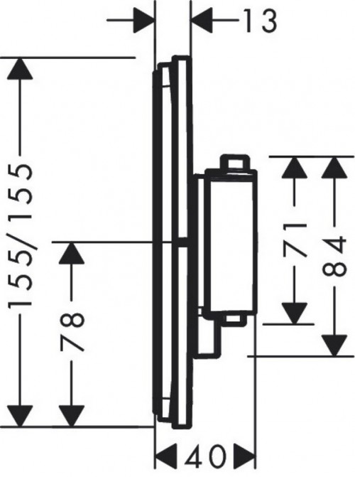 Hansgrohe ShowerSelect Comfort Q 15581000