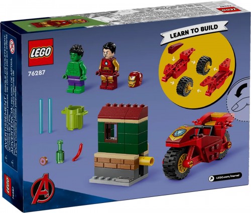 Lego Iron Man with Bike and The Hulk 76287