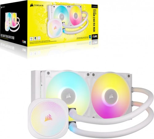 Corsair iCUE LINK TITAN 240 RX RGB White