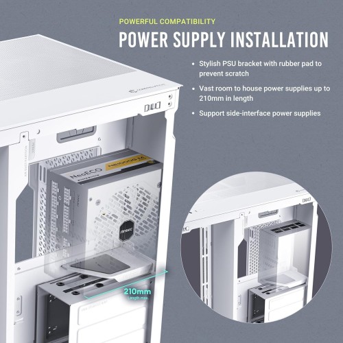 Antec C8 Aluminium White