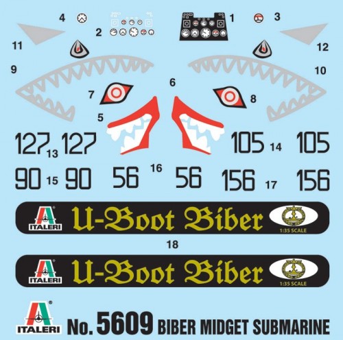 ITALERI Biber Midget Submarine (1:35)