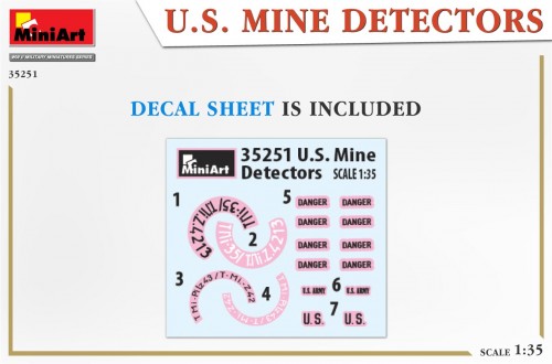 MiniArt U.S. Mine Detectors (1:35)