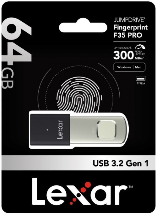 Lexar JumpDrive Fingerprint F35 Pro