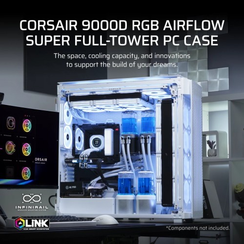 Corsair 9000D RGB Airflow White