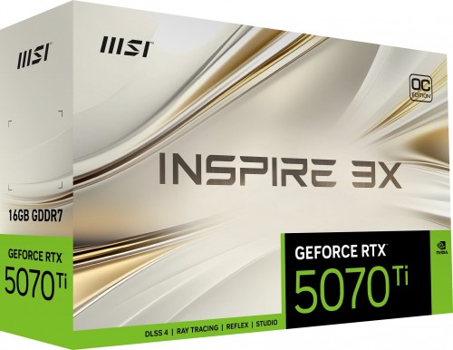 MSI GeForce RTX 5070 Ti 16G INSPIRE 3X OC PLUS