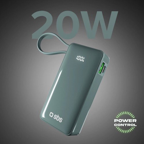SBS LCD Power Bank 22.5W 10000