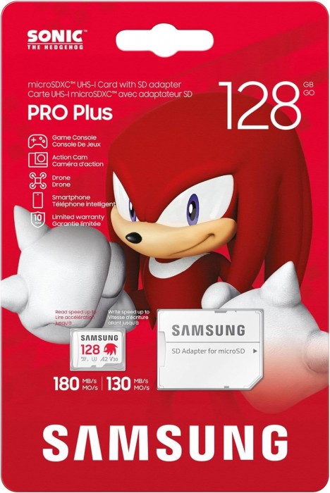 Samsung Sonic the Hedgehog microSDXC UHS-I