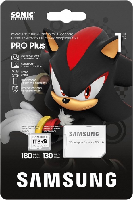 Samsung Sonic the Hedgehog microSDXC UHS-I