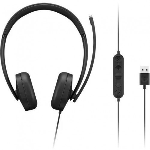 Lenovo USB-A Wired Stereo On-Ear Headset Gen 2