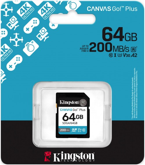 Kingston SDXC Canvas Go! Plus Gen4 64Gb