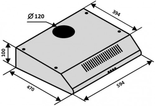 VENTOLUX Flat 60 WH