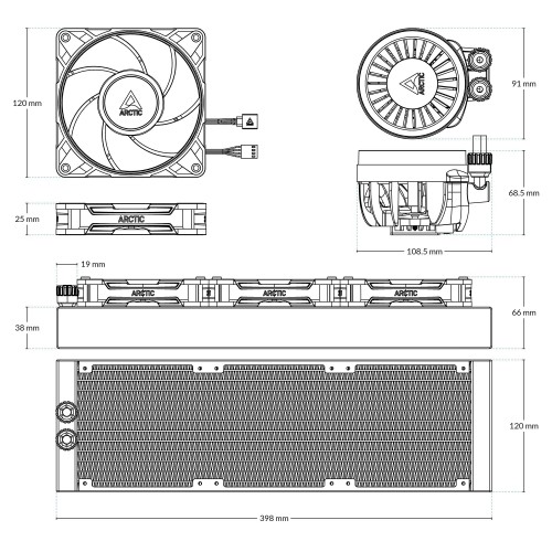 ARCTIC Liquid Freezer III Pro 360