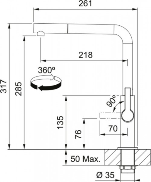 Franke Maris Slim L Pull-Out 115.0728.393
