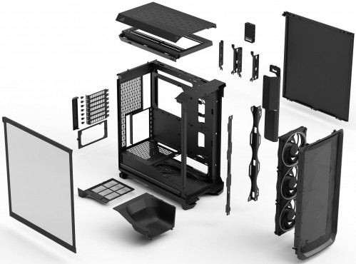 Fractal Design Meshify 3 Ambience Pro RGB Black TG Light Tin