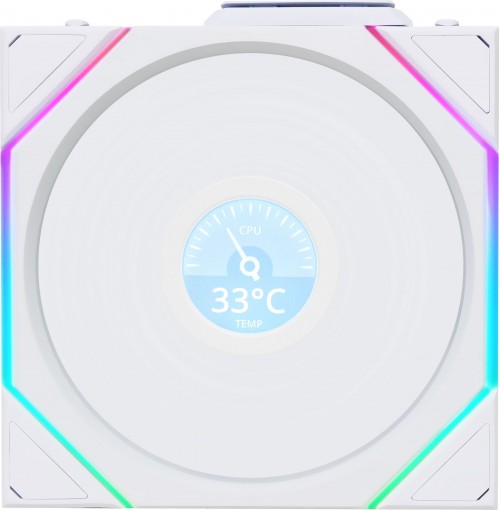Lian Li Uni Fan TL120 LCD Wireless 3-pack White