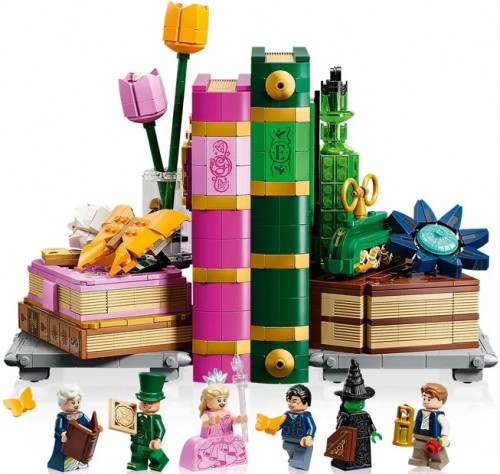 Lego Glinda and Elphaba Bookends 75691
