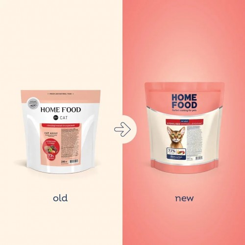 Home Food Adult Sterilised/Hypoallergenic Duck/Pear 200 g