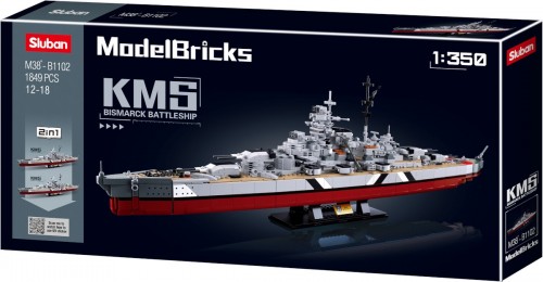 Sluban Bismarck Battleship M38-B1102