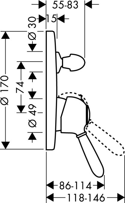 Чертеж с размерами