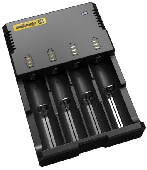 Зарядка аккумуляторных батареек Nitecore Intellicharger i4 v