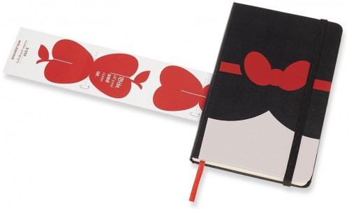 Moleskine Snow White Ruled Notebook Pocket Black