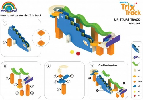 Wonderworld Up Stairs Track WW-7009