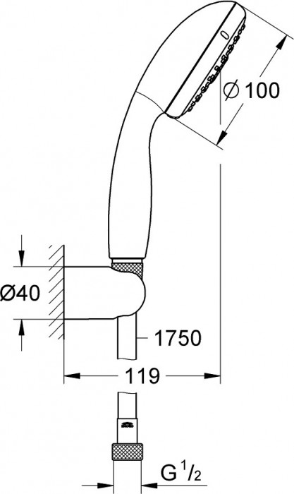 Grohe New Tempesta 2 100 27849